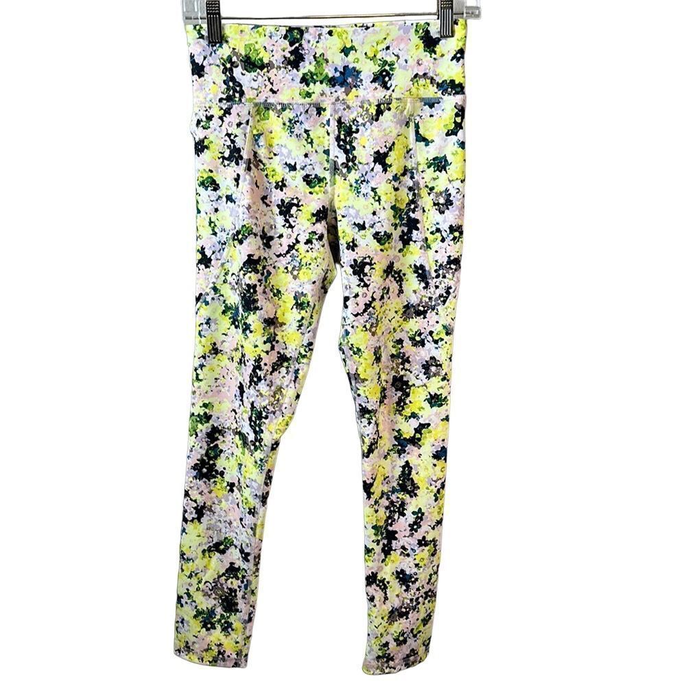 Old Navy High Rise Powersoft 7/8 Ankle Leggings Yellow XL